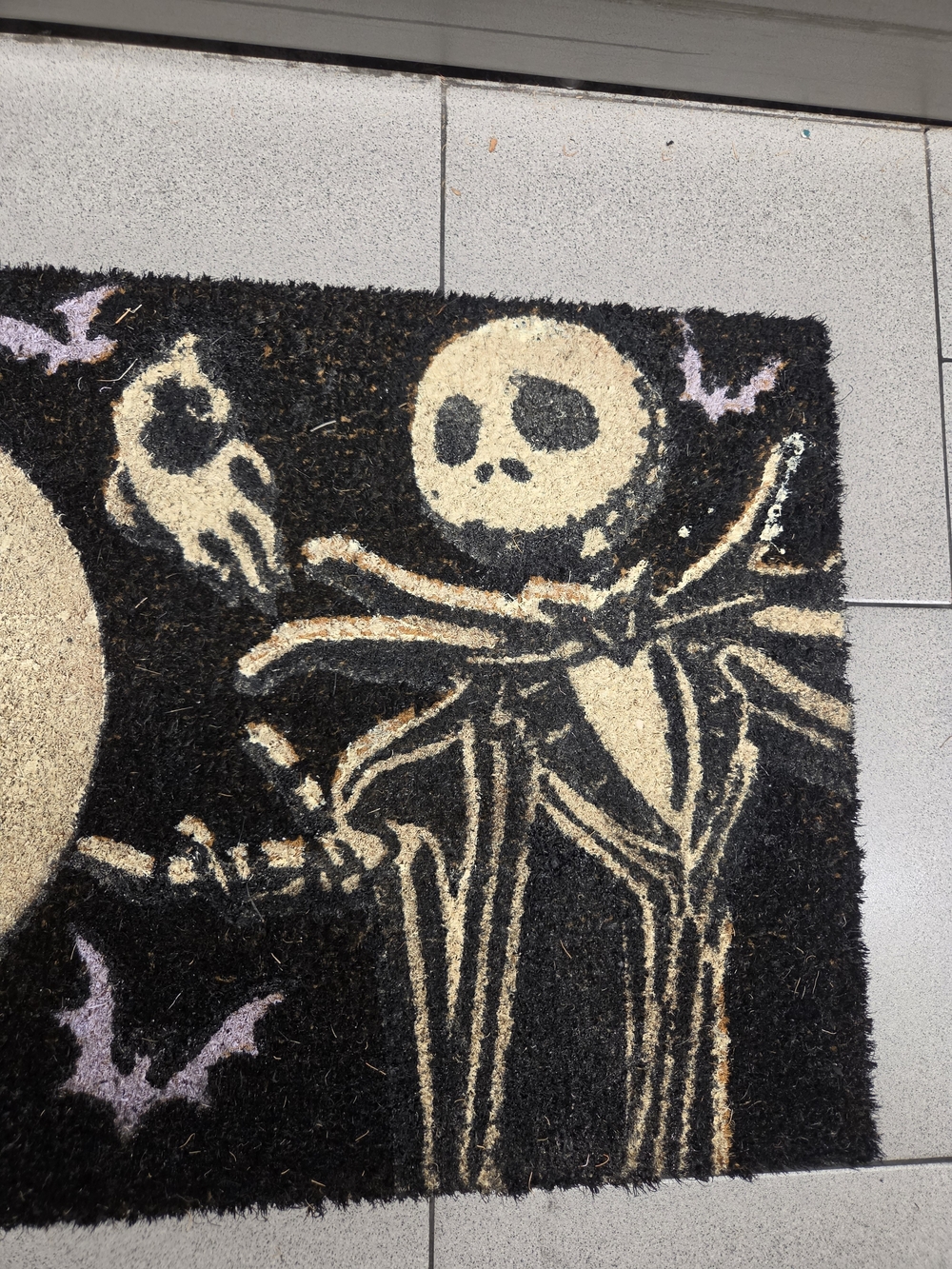 Disney The Nightmare Before Christmas Coir Mat - Black, Tan, Purple - Picture 5 of 6
